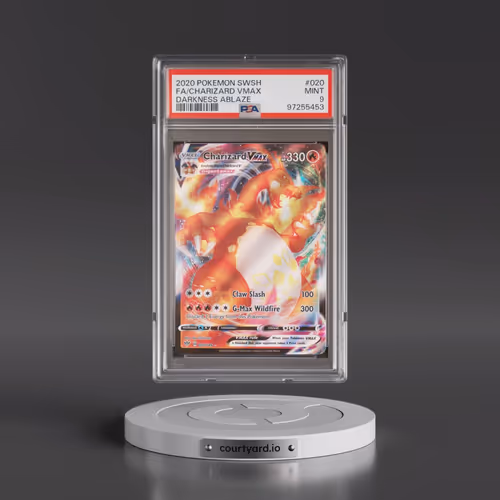 2020 Pokémon Sword & Shield Darkness Ablaze #020 Charizard Vmax - Full Art (PSA 9 MINT)