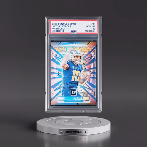 2023 Panini Donruss Optic My House! #14 Justin Herbert (PSA 10 GEM MINT)