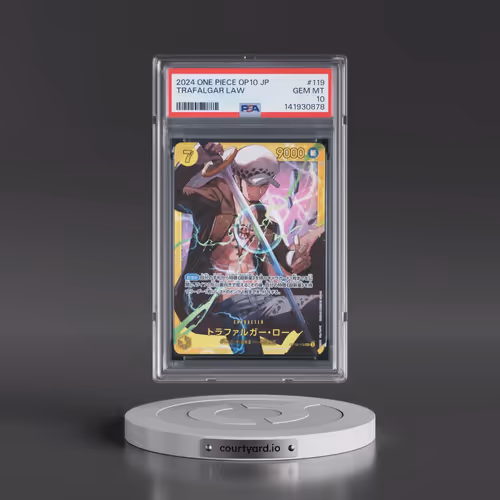 2024 One Piece Japanese OP10-Royal Blood #119 Trafalgar Law (PSA 10 GEM MINT)