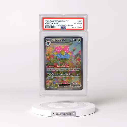 2023 Pokémon Mew EN-151 #198 Venusaur EX - Holo Special Illustration Rare (PSA 10 GEM MINT)