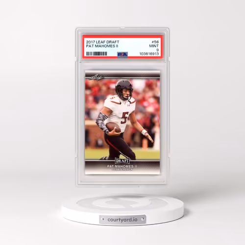 2017 Leaf Draft #56 Pat Mahomes II (PSA 9 MINT)