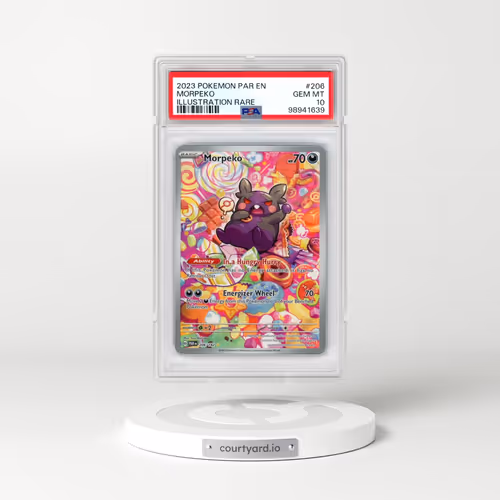 2023 Pokémon Par EN-Paradox Rift #206 Morpeko - Illustration Rare (PSA 10 GEM MINT)
