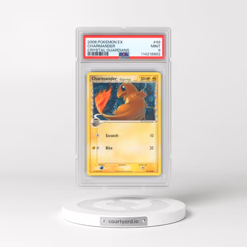 2006 Pokémon EX Crystal Guardians #49 Charmander (PSA 9 MINT)