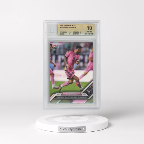 2024 Topps Now MLS #147 Lionel Messi/6126* (BGS 10 PRISTINE)
