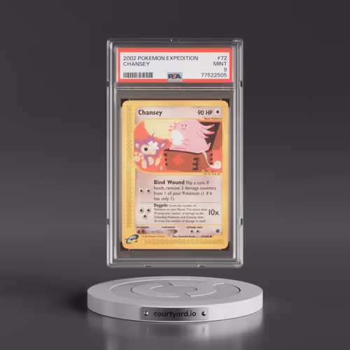 2002 Pokémon Expedition #72 Chansey (PSA 9 MINT)