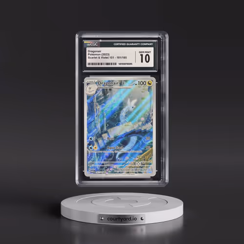 2023 Scarlet & Violet 151 - MEW EN #181/165 Dragonair - Illustration Rare Holo (CGC 10 GEM MINT)