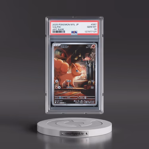 2025 Pokémon M1l-Mega Brave #067 Vulpix - Art Rare (PSA 10 GEM MINT)