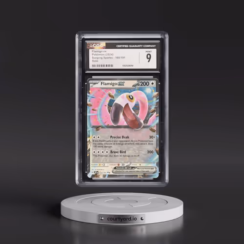 2024 Surging Sparks - SSP EN #160/191 Flamigo ex - Holo (CGC 9 MINT)