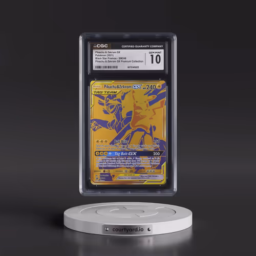 2016 Black Star Promos - Sun & Moon #SM248 Pikachu & Zekrom GX - Holo Pikachu & Zekrom GX Pr