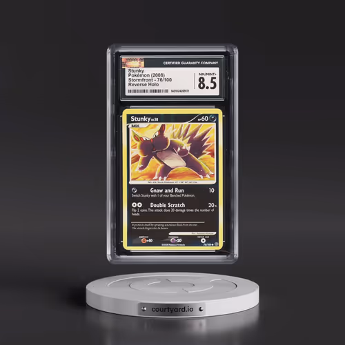 2008 Stormfront #76/100 Stunky - Reverse Holo (CGC 8.5 NM-MT+)