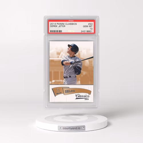 2014 Panini Classics #33 Derek Jeter (PSA 10 GEM MINT)
