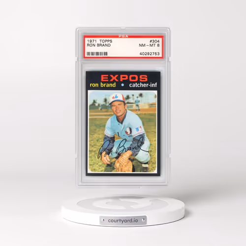 1971 Topps #304 Ron Brand (PSA 8 NM-MT)