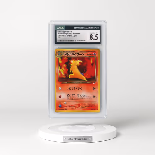 2001 Darkness, and to Light #157 Dark Typhlosion - Holo (CGC 8.5 NM-MT+)