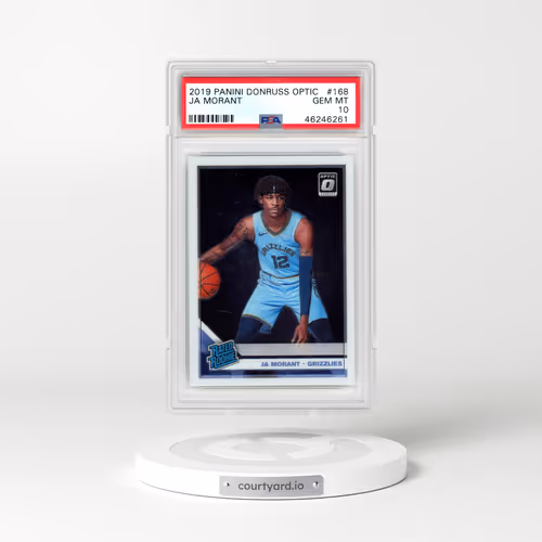 2019 Panini Donruss Optic #168 Ja Morant (PSA 10 GEM MINT)