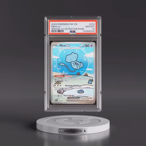 2024 Pokémon Paf EN-Paldean Fates #232 Mew EX - Holo Special Illustration Rare (PSA 10 GEM MINT)