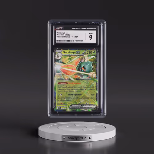 2023 Obsidian Flames - OBF EN #015/197 Decidueye ex - Holo (CGC 9 MINT)