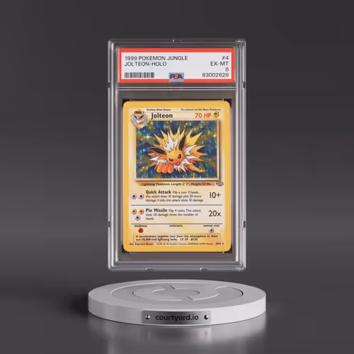 1999 Pokémon Jungle #4 Jolteon - Holo (PSA 6 EX-MT)