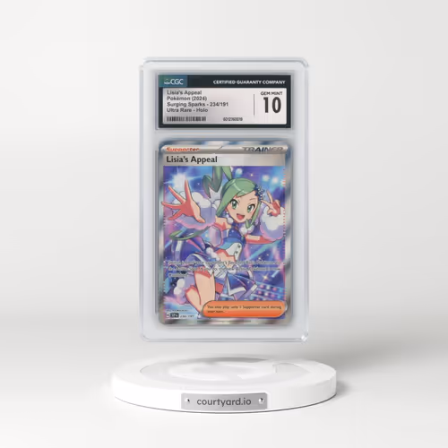 2024 Surging Sparks - SSP EN #234/191 Lisia's Appeal - Ultra Rare Holo (CGC 10 GEM MINT)