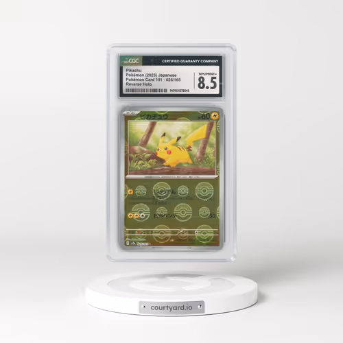 2023 Pokémon Card 151 #025/165 Pikachu - Reverse Holo Poke Ball (CGC 8.5 NM-MT+)
