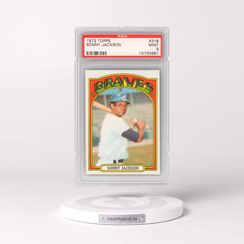 1972 Topps #318 Sonny Jackson (PSA 9 MINT)