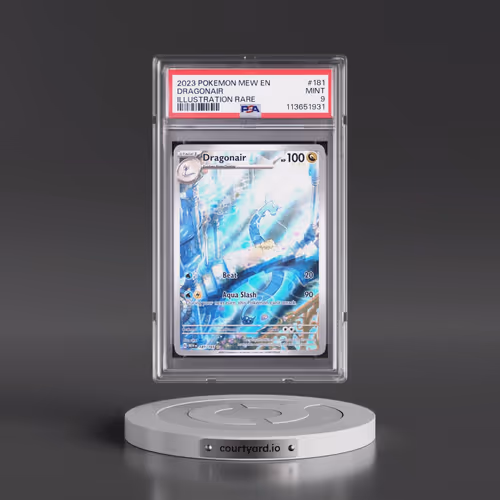 2023 Pokémon Mew EN-151 #181 Dragonair - Illustration Rare (PSA 9 MINT)