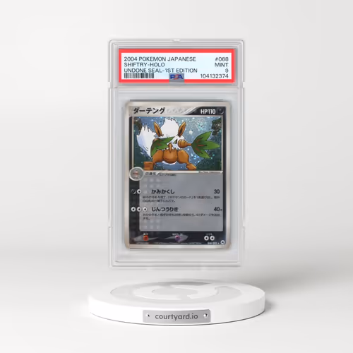 2004 Pokémon Undone Seal #068 Shiftry - 1st Edition Holo (PSA 9 MINT)