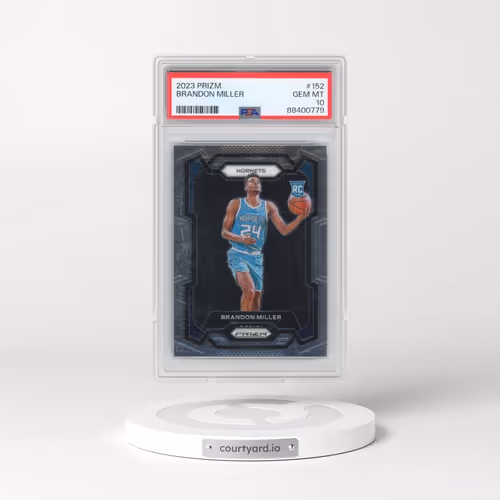 2023 Panini Prizm #152 Brandon Miller (PSA 10 GEM MINT)