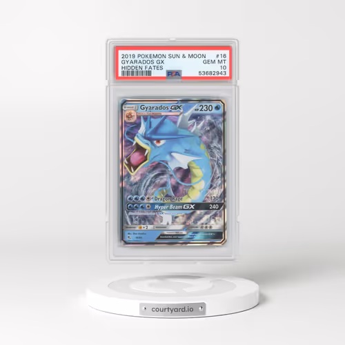 2019 Hidden Fates #16 Gyarados GX - Holo (PSA 10 GEM MINT)