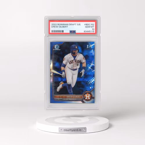 2022 Bowman Draft Chrome Sapphire Edition #BDC152 Drew Gilbert (PSA 10 GEM MINT)
