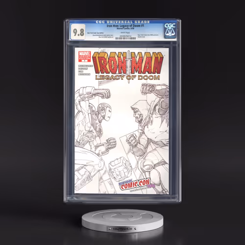 Iron Man: Legacy of Doom #1 CGC 9.8 White Pages (Marvel Comics, 6/08) - Universal New York Comic Con