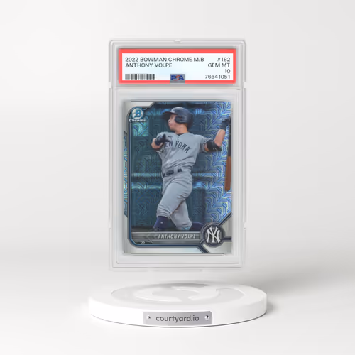 2022 Bowman Mega Box Chrome #182 Anthony Volpe (PSA 10 GEM MINT)