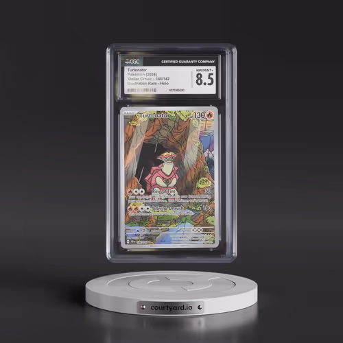 2024 Stellar Crown - SCR EN #146/142 Turtonator - Illustration Rare Holo (CGC 8.5 NM-MT+)