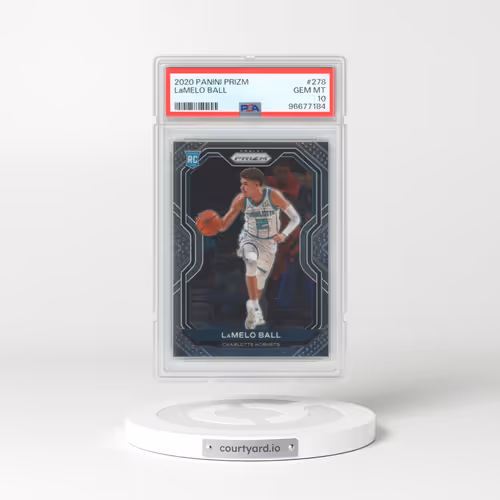 2020 Panini Prizm #278 LaMelo Ball (PSA 10 GEM MINT)