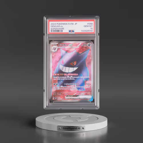 2024 Pokémon Sv5k-Wild Force #088 Gengar EX - Holo Super Rare (PSA 10 GEM MINT)
