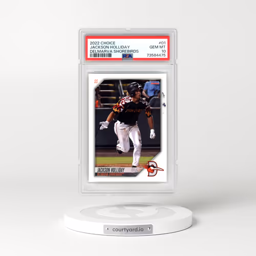 2022 Choice Delmarva Shorebirds #01 Jackson Holliday (PSA 10 GEM MINT)