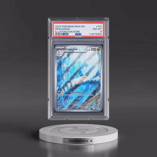 2023 Pokémon Mew EN-151 #181 Dragonair - Illustration Rare (PSA 8 NM-MT)