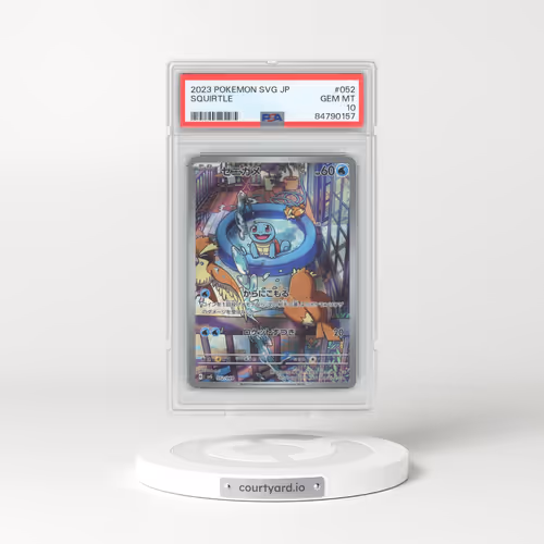 2023 Pokémon Svg-Venusaur & Charizard & Blastoise Special Deck Set EX #052 Squirtle (PSA 10 GEM MINT)