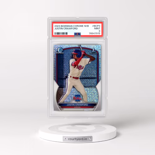 2023 Bowman Mega Box Chrome #3 Justin Crawford (PSA 9 MINT)