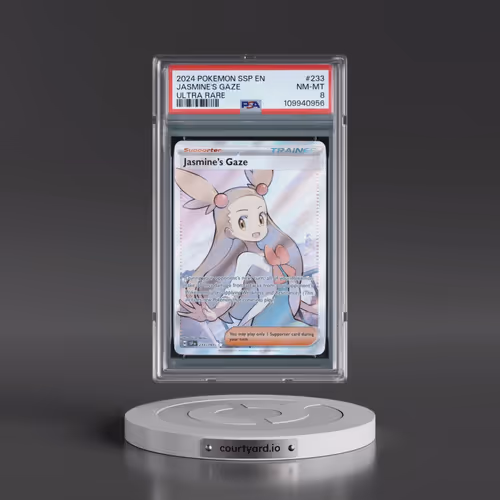 2024 Pokémon Ssp EN-Surging Sparks #233 Jasmine's Gaze - Ultra Rare (PSA 8 NM-MT)