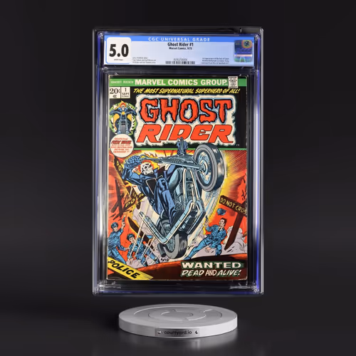 Ghost Rider #1 CGC 5.0 White Pages (Marvel Comics, 9/73)