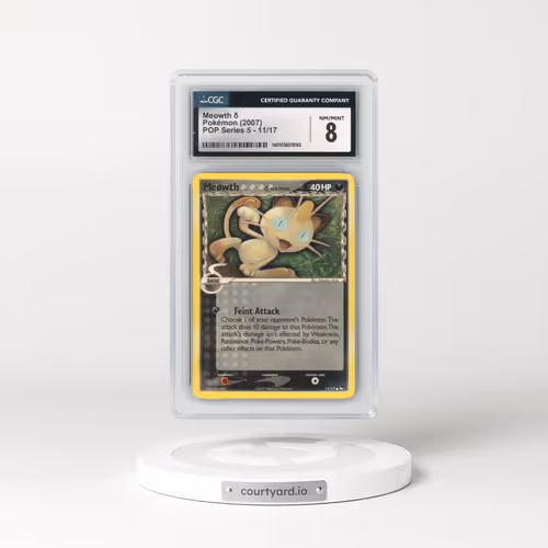 2007 POP Series 5 #11/17 Meowth δ (CGC 8 NM-MT)