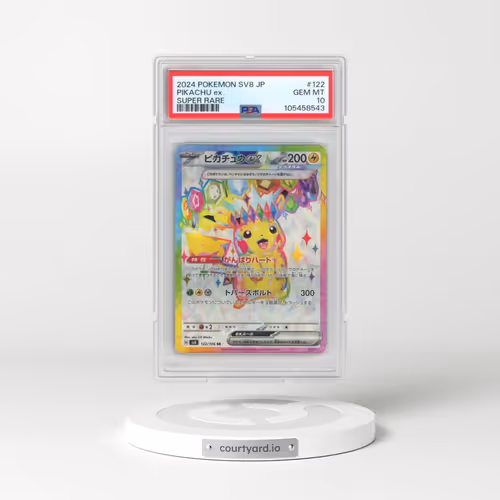 2024 Pokémon SV8-Super Electric Breaker #122 Pikachu EX - Holo Super Rare (PSA 10 GEM MINT)