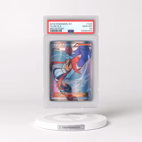 2016 Pokémon XY Breakpoint #122 Skyla - Full Art (PSA 10 GEM MINT)