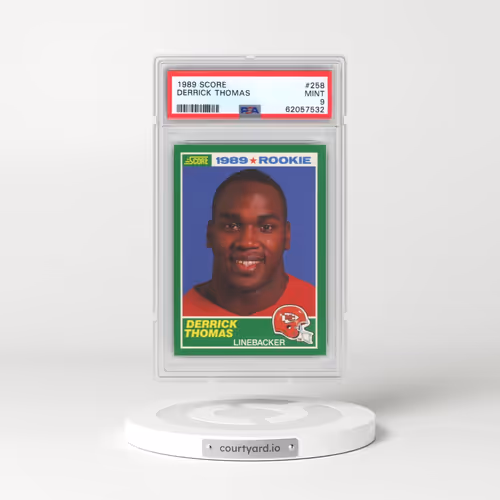 1989 Score #258 Derrick Thomas (PSA 9 MINT)