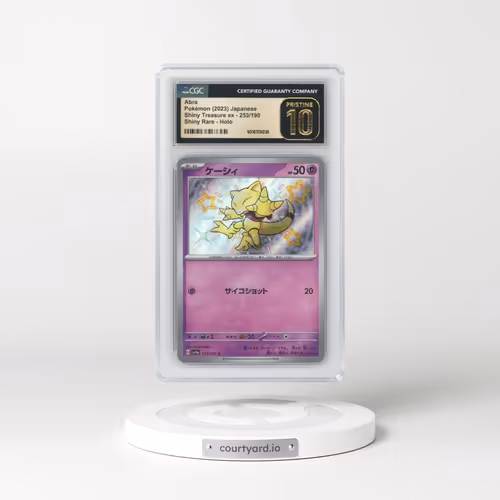 2023 Shiny Treasure ex #253/190 Abra - Shiny Rare Holo (CGC 10 PRISTINE)