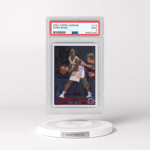 2003 Topps Chrome #114 Chris Bosh (PSA 9 MINT)