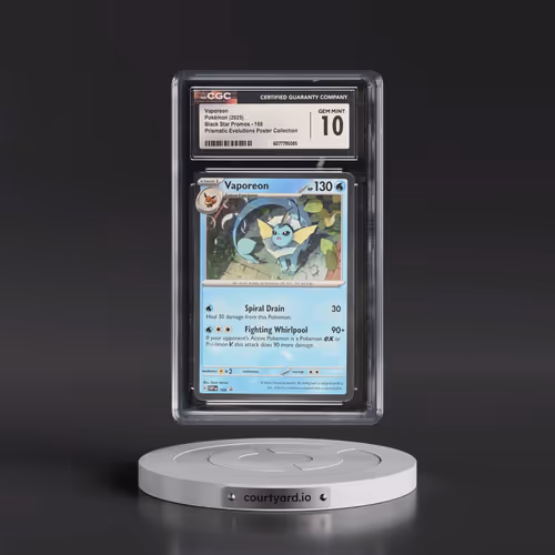 2023 Black Star Promos - Scarlet & Violet SVP EN #168 Vaporeon - Prismatic Evolutions Poster Collect
