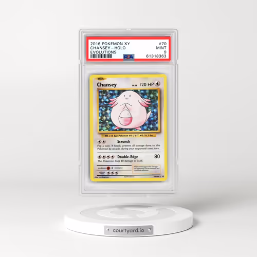 2016 Pokémon XY Evolutions #70 Chansey - Holo (PSA 9 MINT)