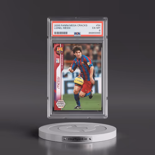 2006 Panini Mega Cracks #54 Lionel Messi (PSA 6 EX-MT)