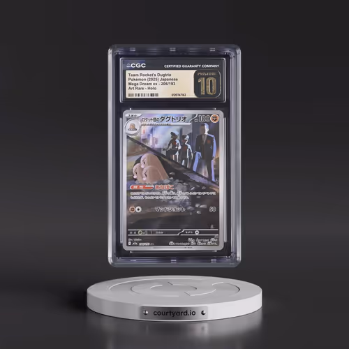 2025 Mega Dream ex - M2a #206/193 Team Rocket's Dugtrio - Art Rare Holo (CGC 10 PRISTINE)